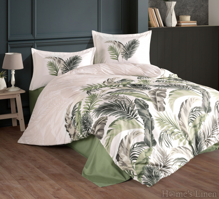 Спален комплект 100% памук "Hena", V2 Green