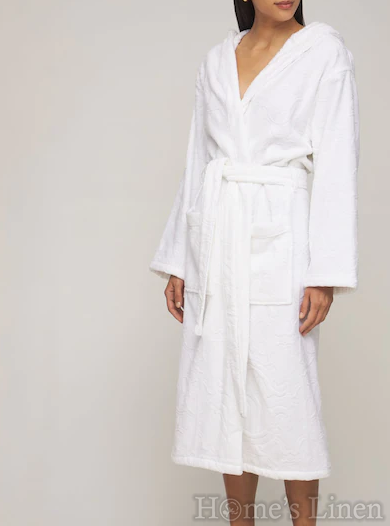 Unisex Bathrobe 100% Cotton "Araldico", Roberto Cavalli