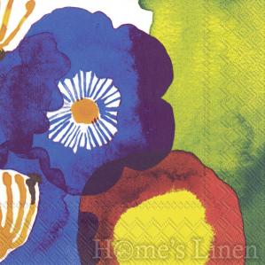 Дизайнерски салфетки на теменужки 20бр "Juhannustaika" Marimekko, IHR