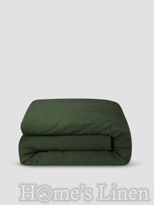 Долен чаршаф с ластик 100% Френски пран лен 185гр/кв.м. "Гора", Natural Linens Collection