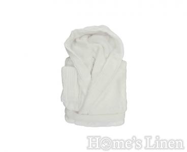 Халат за баня с качулка 100% памук Mika "Exclusive"