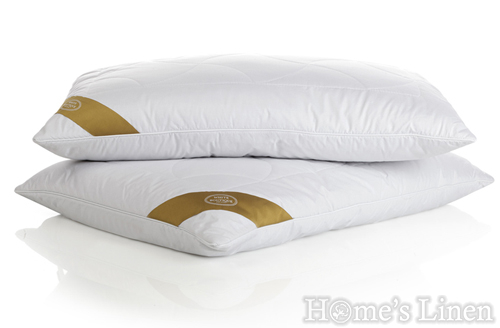 Pillow with thermoregulatory "Camella Gold", series Premium