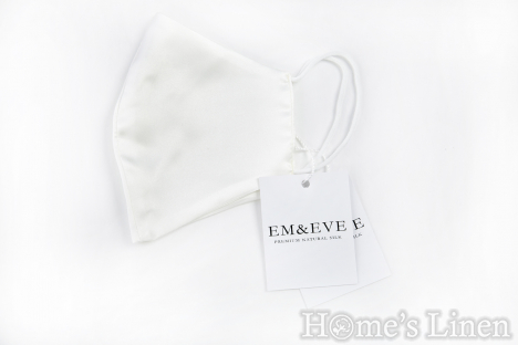 Маска за лице от 100% естествена коприна "Ivory", EM&EVE