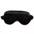 Sleep mask 100% Natural Silk "Dawn" Black, EM&EVE