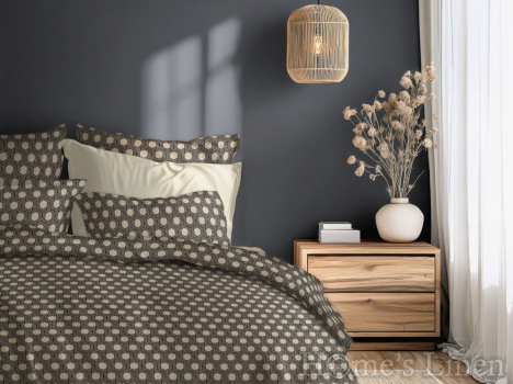 Спален комплект без долен чаршаф памучен сатен, 100% памук "Кареро" Спален комплект без долен чаршаф памучен сатен, 100% памук "Кареро"