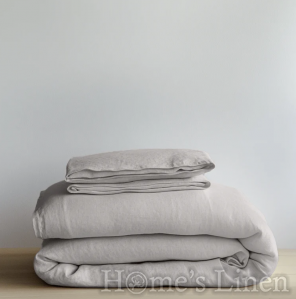 Copy of Copy of Copy of Duvet Cover 100% Natural Len "Lavender", Natural Linens Collection