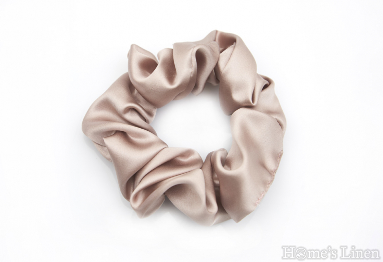 Scrunchie 100% Natural Silk, Standard size Roseward Vintage