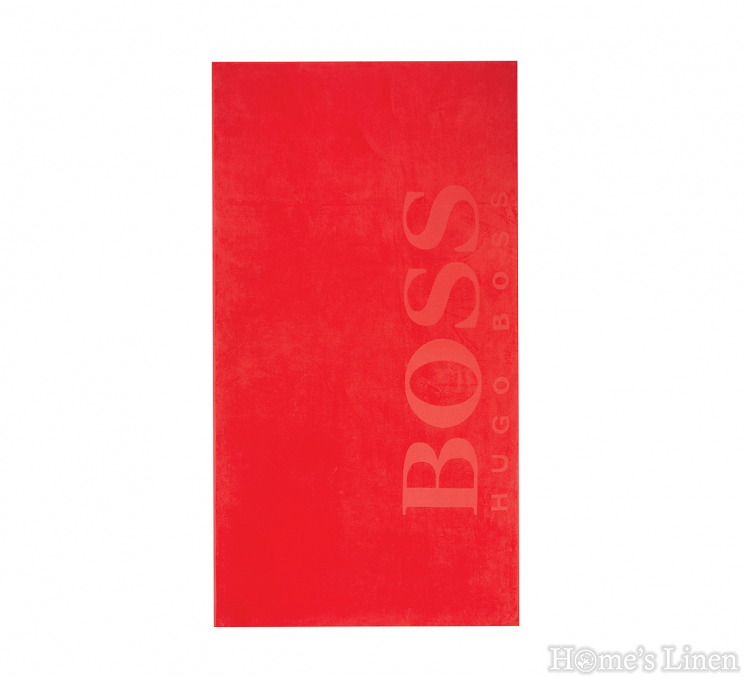 Beach towel 100% Cotton "Boss Carved", Hugo Boss - different colors