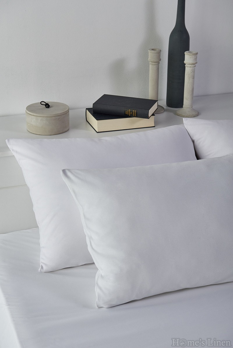 Pillowcase Set of 2, 100% cotton Plain White