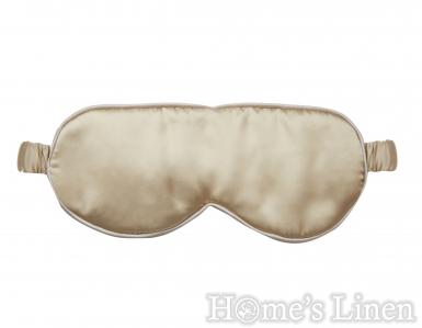 Копринена маска за сън 100% естествена коприна от буби "Dawn" Gold, EM&EVE