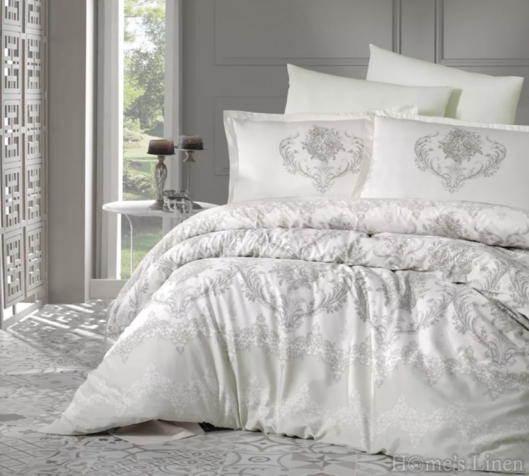 Bed Linen Set cotton sateen, 100% cotton "Adra"