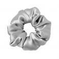 Ластик за коса 100% естествена коприна стил Scrunchie "Silver Grey" стандартен размер, EM&EVE