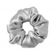 Scrunchie 100% Natural Silk, Standard size "Silver Grey", EM&EVE