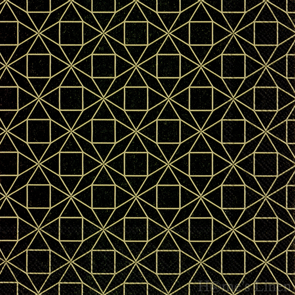 Designer Paper Napkins 20 pcs "Square Pattern", IHR