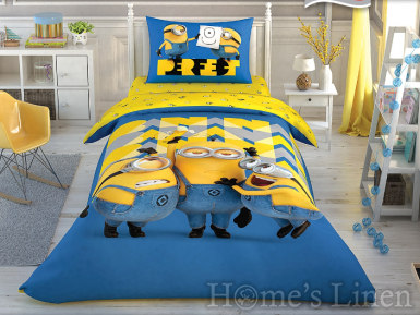 Детски спален комплект 100% памук "Minion Perfects"