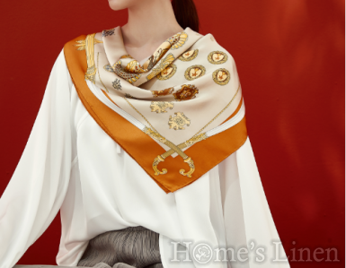 Луксозен шал от естествена коприна "Rejiis Aurum", EM&EVE