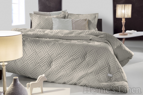 Покривало за легло от кадифе "Eden Beige"