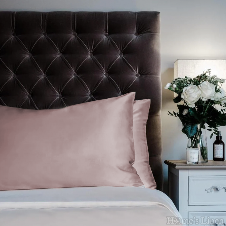 Комплект от 2бр. калъфки за възглавница от естествена коприна от копринени буби Classic Style, Royal Silk Mulberry Collection 22 Momme 6A Grade, Roseward Vintage