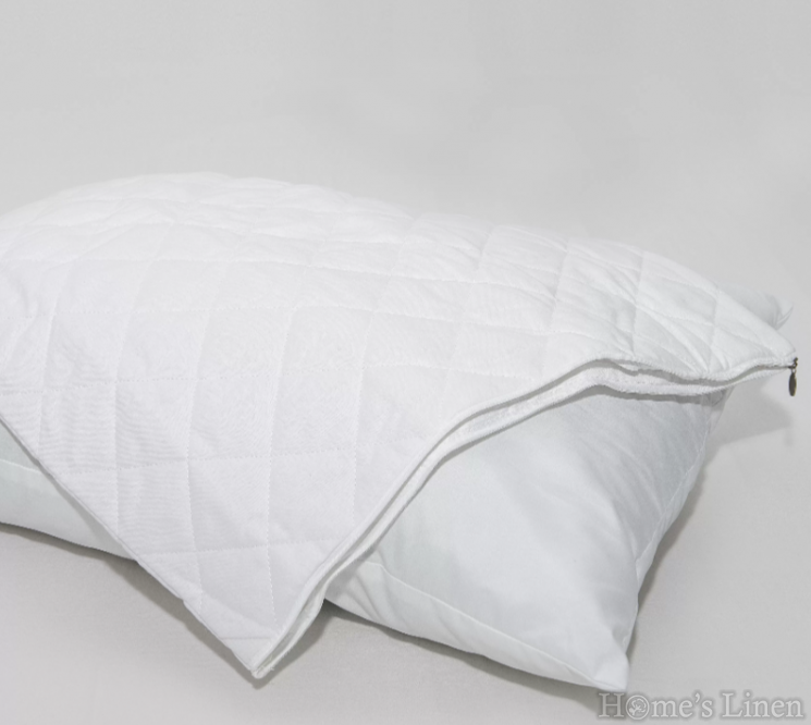 Quilted Pillow Protector 100% Cotton