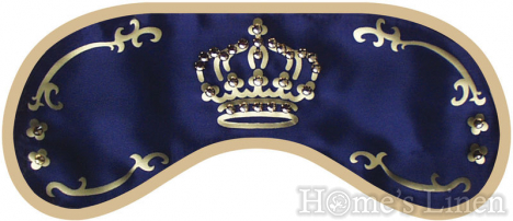Маска за сън с камъни Swarovski DayDream® Crown Blue