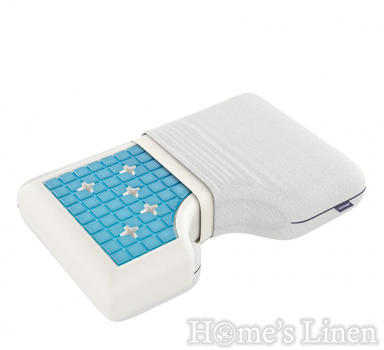 Възглавница с охлаждащ калъф за спящи настрани Technogel "Side sleeper"