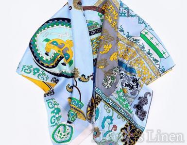 Луксозен шал от естествена коприна "Ferias", EM&EVE