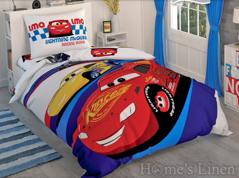 Детски спален комплект 100% памук "Cars Race"