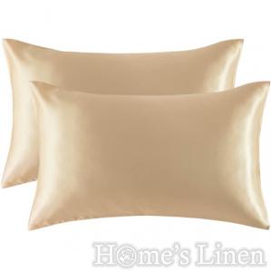 Copy of Copy of Copy of Natural Silk Pillowcase Double Silk Style 100%, Royal Silk Mulberry Collection 19 Momme 6A Grade, Navy
