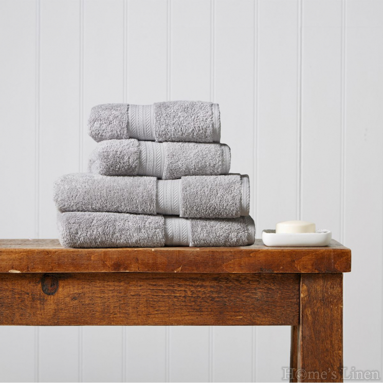 Luxury Bath Towel 100% Egyptian Cotton "Renaissance"  Dove Grey, Christy 
