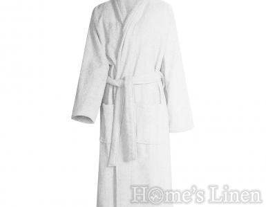 Халат "Lux" 100% памук шал яка "Бяло"