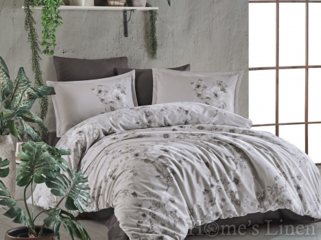 Спален комплект памучен сатен, 100% памук "Paredes", V1 Beige Спален комплект памучен сатен, 100% памук "Paredes", V1 Beige