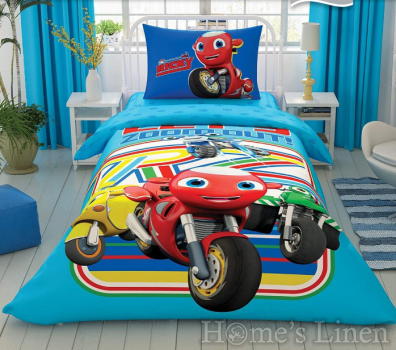 Детски спален комплект 100% памук "Ricky Zoom"