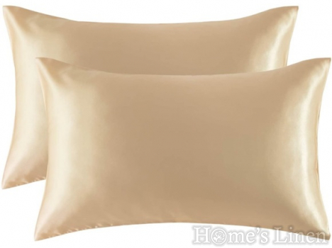 Калъфка за възглавница от естествена коприна от копринени буби Classic Silk Style, Royal Silk Mulberry Collection 19 Momme 6A Grade, Cappuccino Калъфка за възглавница от естествена коприна от копринени буби Classic Silk Style, Royal Silk Mulberry Collection 19 Momme 6A Grade, Cappuccino