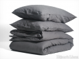 Fitted Sheets 100% Natural Len "Steel Gray", Natural Linens Collection