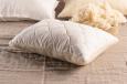 Pillow with linen and Merino wool "Linen & Wool Duo", the Woolland