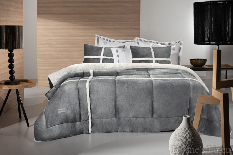 Bedspread "Astra" Anthracite