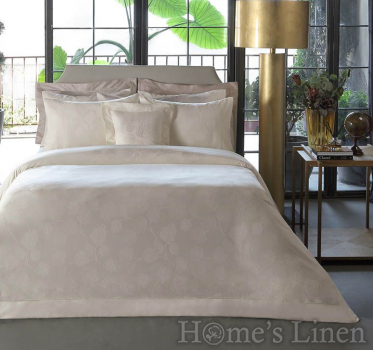 Luxury Bed Linen Set, 100% Pima cotton jacquard "Bennet", Valeron