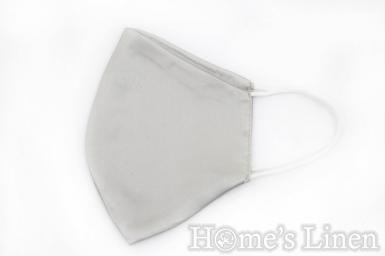 Маска за лице от 100% естествена коприна "Silver Grey", EM&EVE