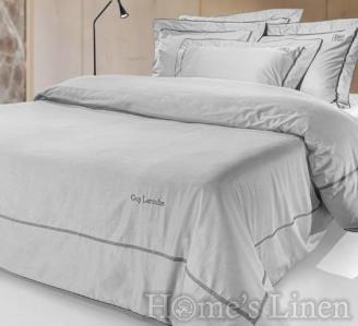 Спален комплект от 7 части 100% памучен сатен "Elite Silver/anthracite", Guy Laroche