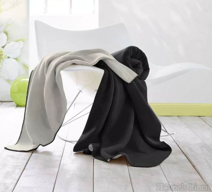 Blanket "Anthrazit/Silber", Biederlack