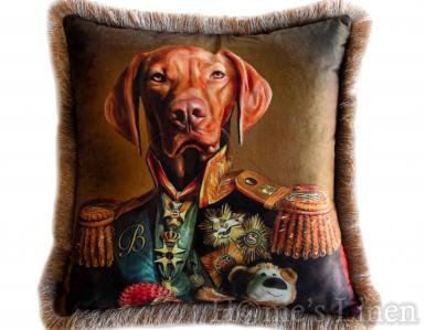 Decorative pillow  "EY244 Dog", Mika Velvet