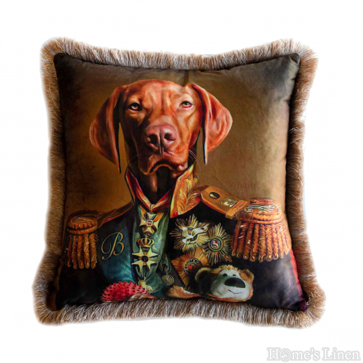 Decorative pillow  "EY244 Dog", Mika Velvet