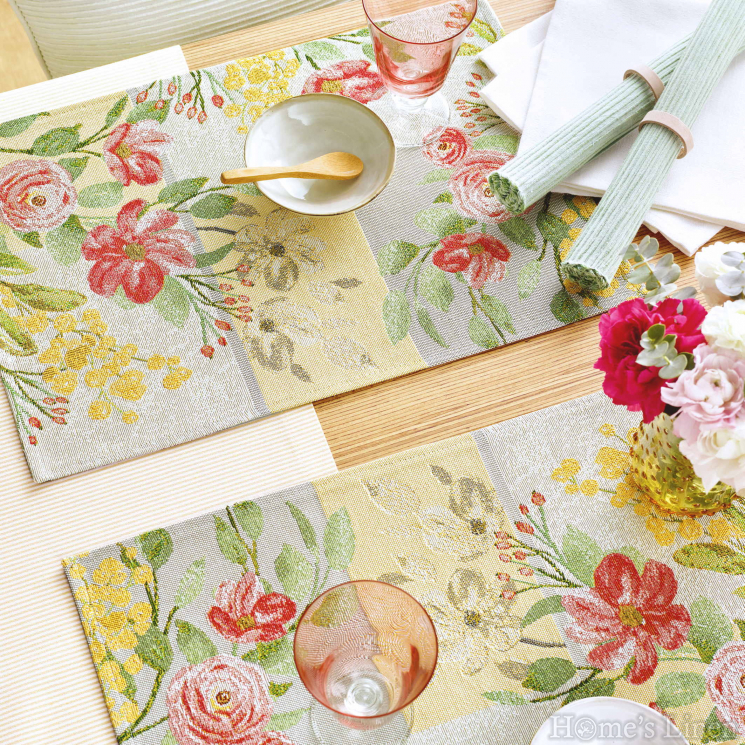 Luxury Table Pad "Summer Rose", Sander