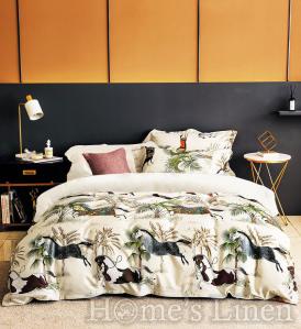Bed Linen Set Cotton Sateen, 100% Cotton 300 Thread Count "Equest", Premium Collection