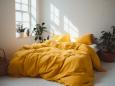 Bed Linen Set 100% natural linen "Turmeric", Natural Linens Collection