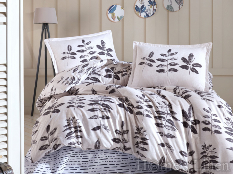 Спален комплект 100% памук "Hafsa", V1 Anthracite Спален комплект 100% памук "Hafsa", V1 Anthracite