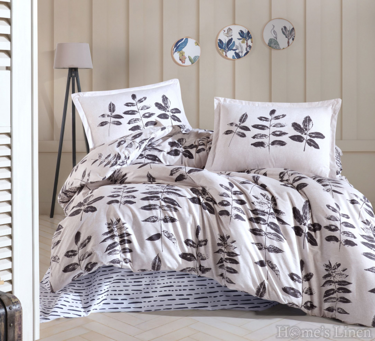 Copy of Copy of Copy of Copy of Copy of Copy of Copy of Copy of Copy of Copy of Copy of Copy of Copy of Copy of Bed Linen set cotton sateen, 100% cotton "Marsela" V6 Dark Brown, MIKA
